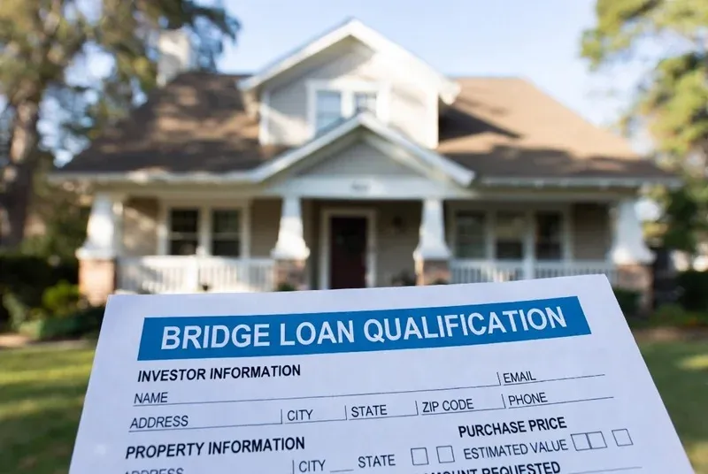 bridge loan qualification for real estate investors